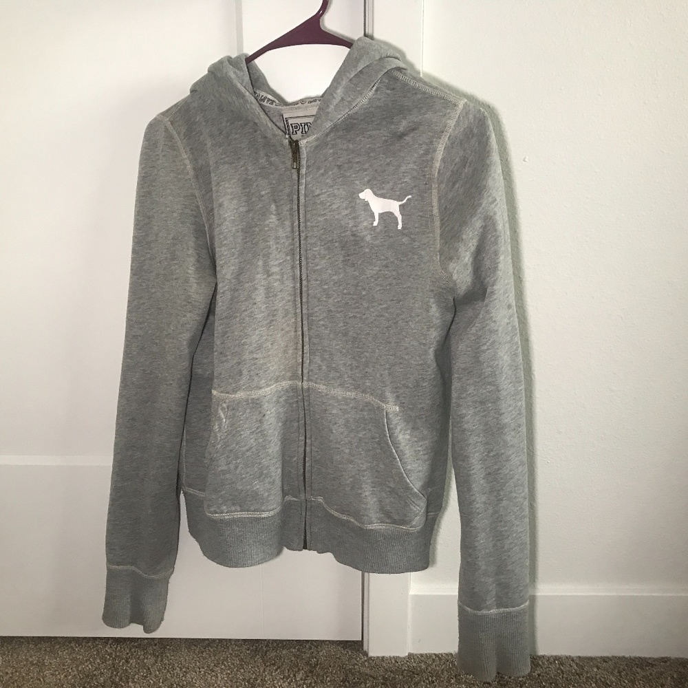 PINK Sweat Jacket ( Sparkling heart on the back)